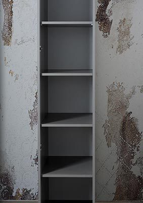 Corner Tek Kapılı Dolap ( Ahşap Kapak)