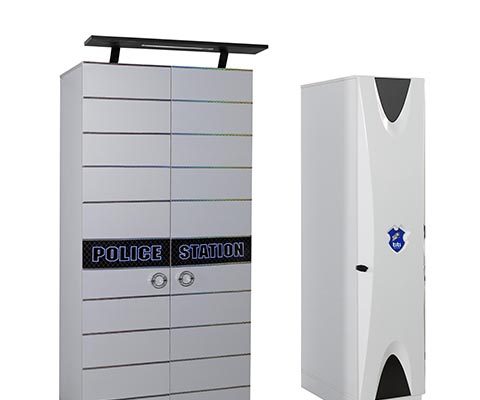 Police Tek Kapılı Dolap