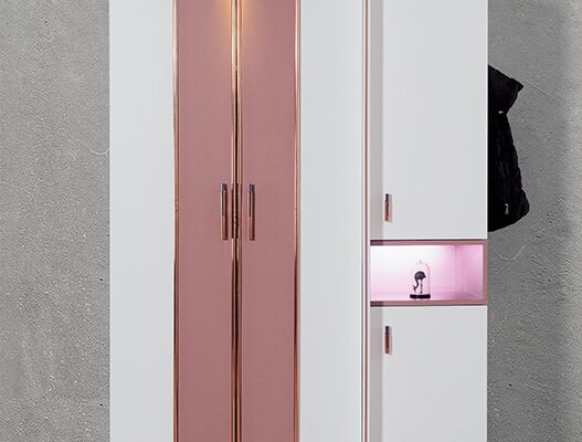 Rose 3 Kapılı Dolap