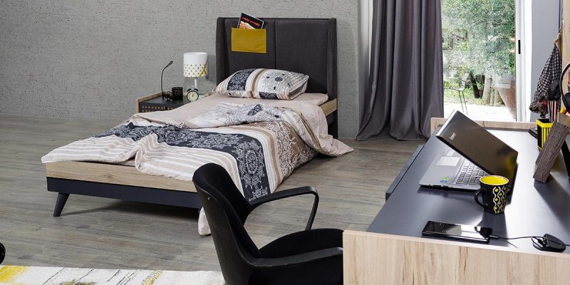 Dark Point İkiz Karyola + Yavru Karyola (90x190)