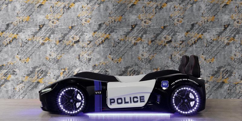 POLICE ARABA KARYOLA ( 90 x 190 )