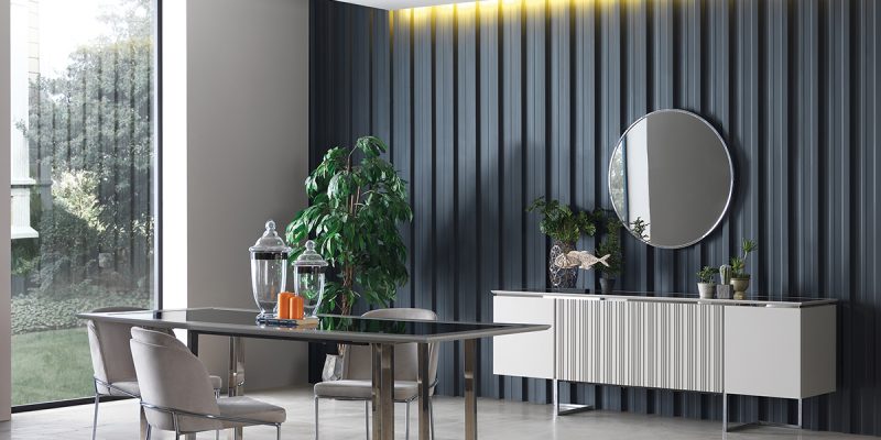 Silver Yemek Odası Takımı