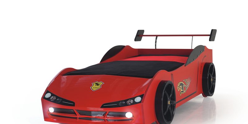 WOODY ARABA KARYOLA ( 90 x 190 ) ( Kırmızı )