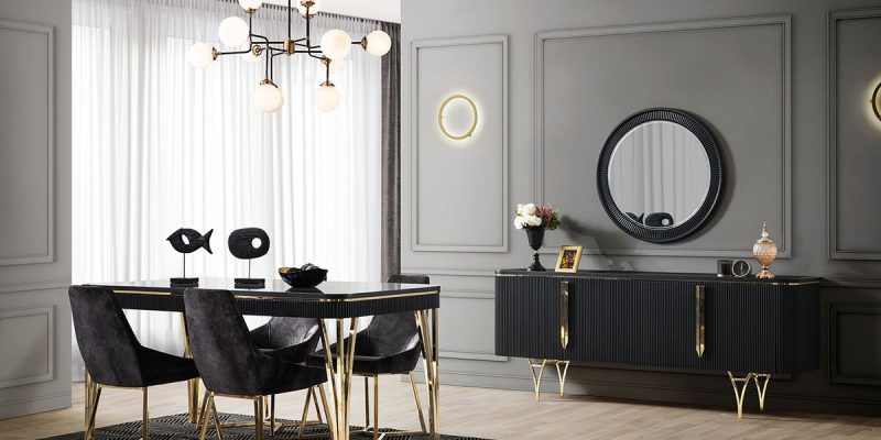 Alina Antrasit Yemek Odası
