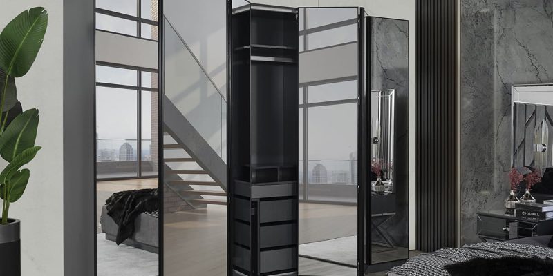 İnci 4 Kapaklı Akordiyon (Hettich) Dolap