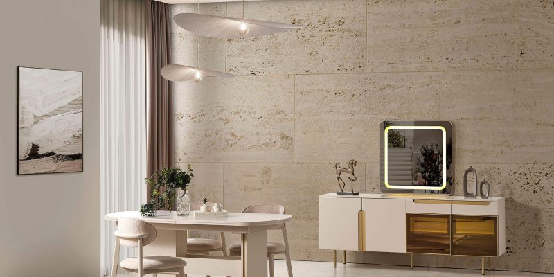 Zara Gold Yemek Odası