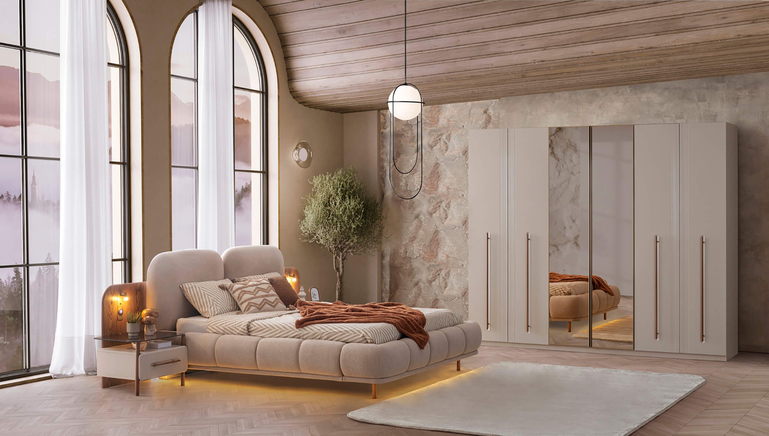 Lotus Yatak Odası - Görsel 21
