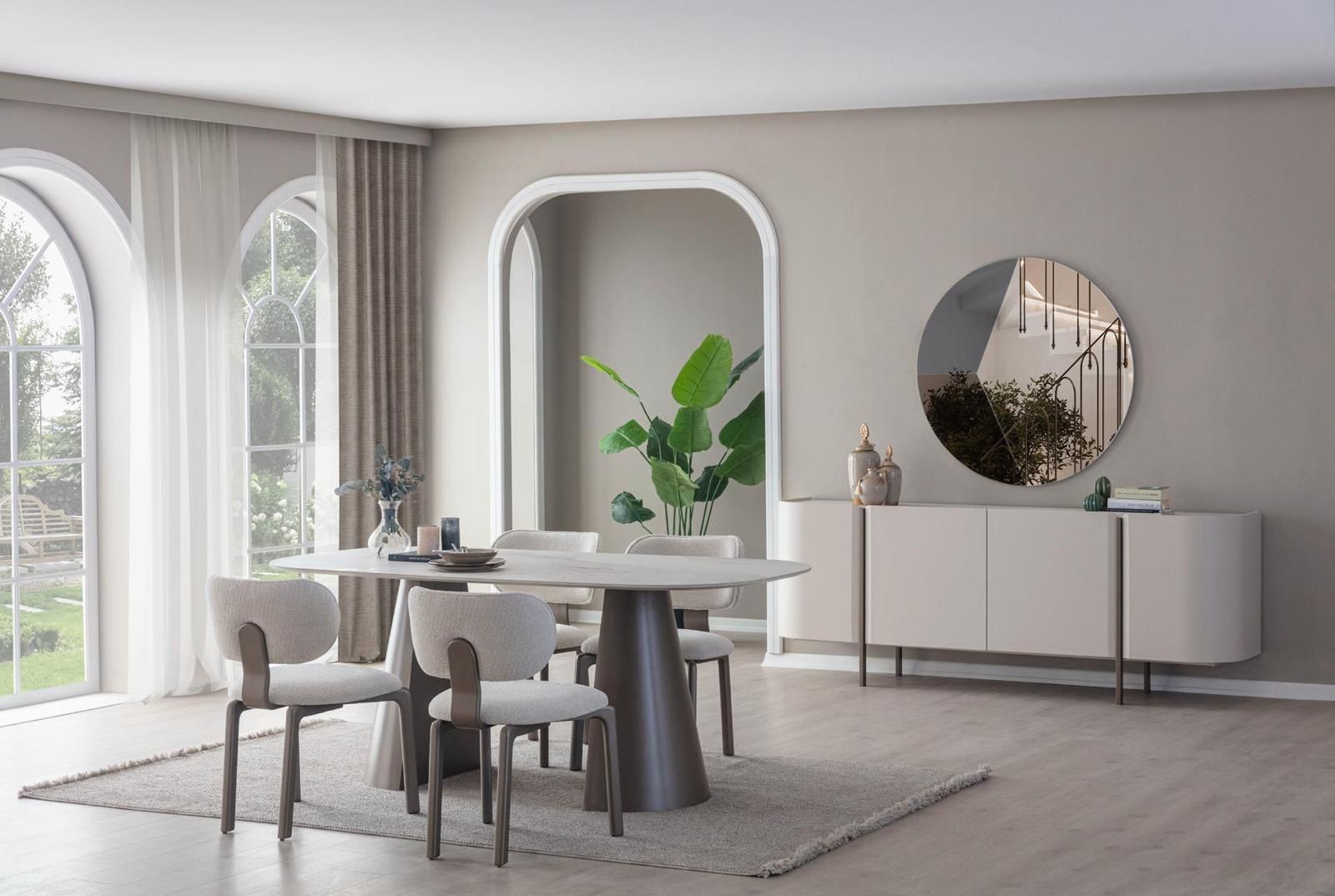 Milano ( Seramik ) Yemek Odası